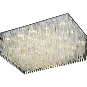 Lâmpada de Tecto Euphoria, Crómio, 80x55x30,3 cm, EPIKASA para Instalação em Sanca