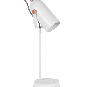 Metal Desk Lamp White TYRIA