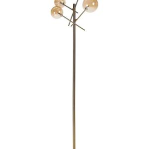 Metal Floor Lamp Gold TAMESI