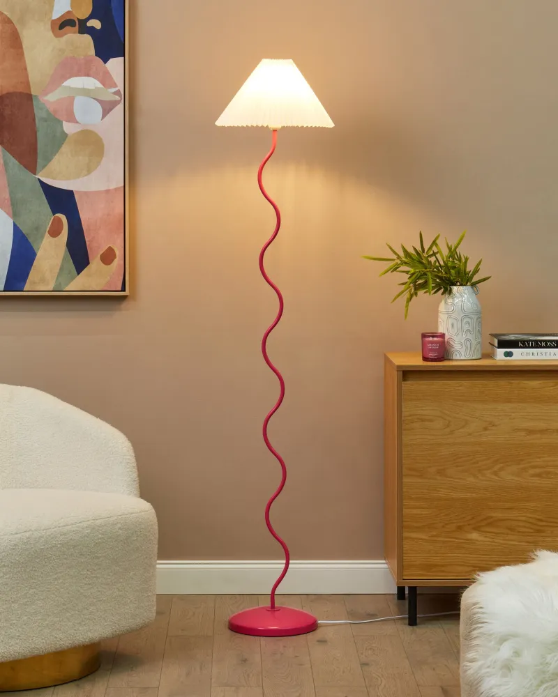 Metal Floor Lamp Pink and Alvo JIKAWO