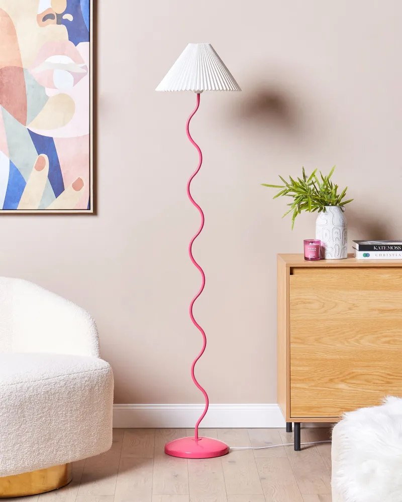 Metal Floor Lamp Pink and Alvo JIKAWO