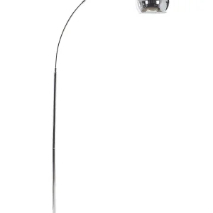 Metal Floor Lamp Silver PAROO