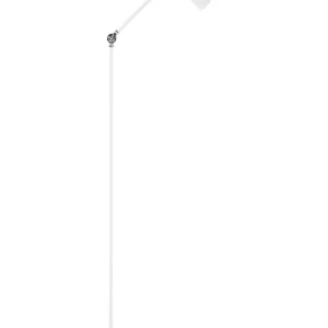 Metal Floor Lamp White CHANZA