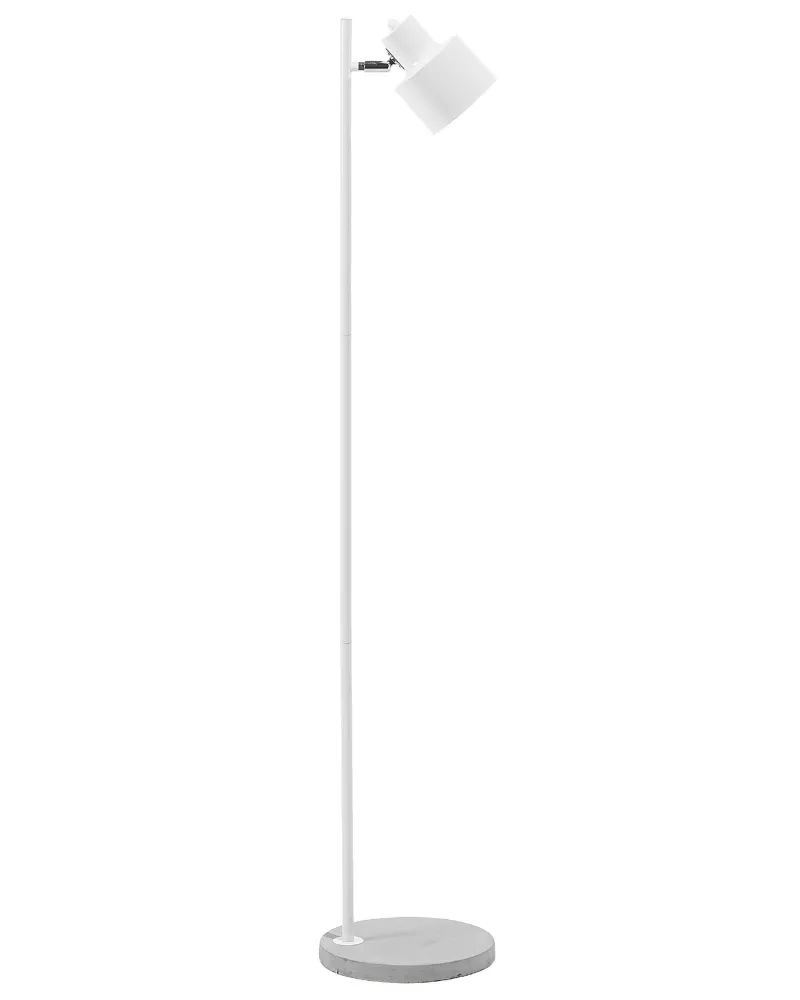 Metal Floor Lamp White CORBONES