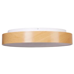 Metal LED Ceiling Lamp Dimmer Light Wood BRAGOTO