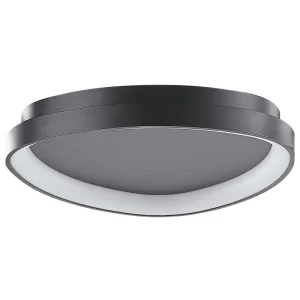 Metal LED Ceiling Lamp Preto NANDING com Timer Programável