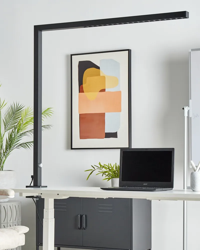 Metal LED Clamp-On Desk Lamp Negro VOLANS Cabo 5 Metros