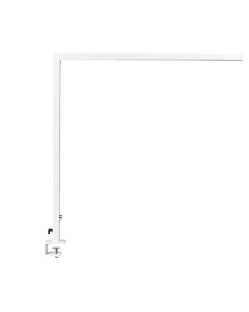 Metal LED Clamp-On Desk Lamp White VOLANS