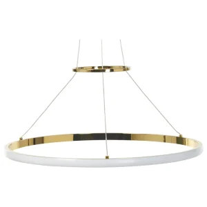 Metal LED Pendant Lamp Gold TANO
