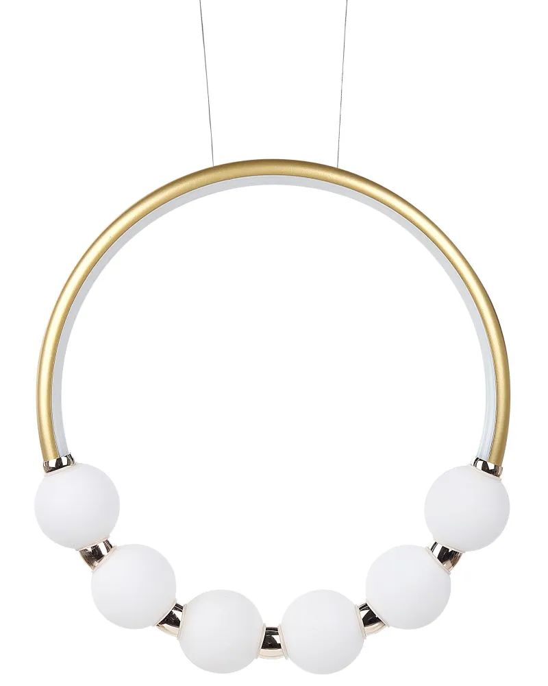 Metal LED Pendant Lamp Ouro FANE Cabo 5 Metros