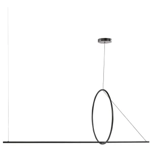 Metal LED Pendant Lamp Preto TAMOR