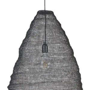 Metal Mesh Pendant Lamp Negro PARBATI