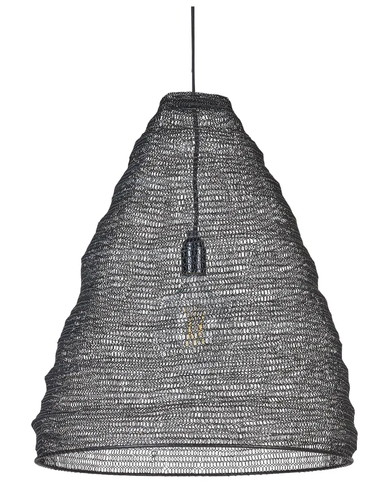Metal Mesh Pendant Lamp Negro PARBATI