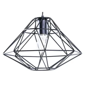 Metal Pendant Lamp Black GUAM