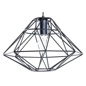 Metal Pendant Lamp Black GUAM