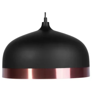 Metal Pendant Lamp Black PARINA