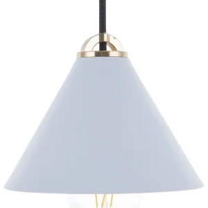 Metal Pendant Lamp Blue ARAGON