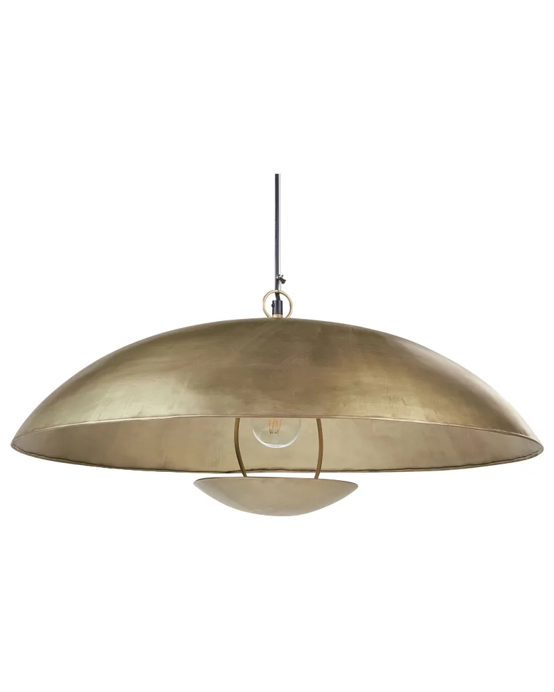 Metal Pendant Lamp Brass AGRANI