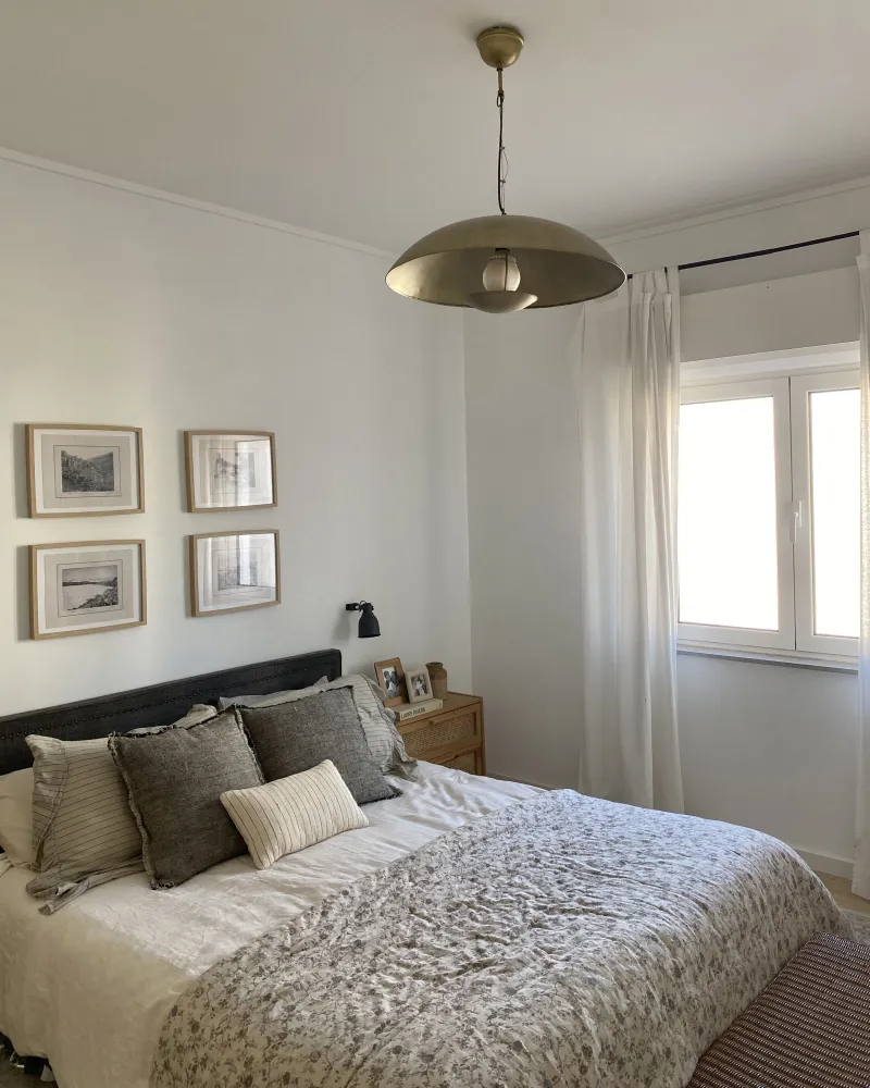 Metal Pendant Lamp Brass AGRANI