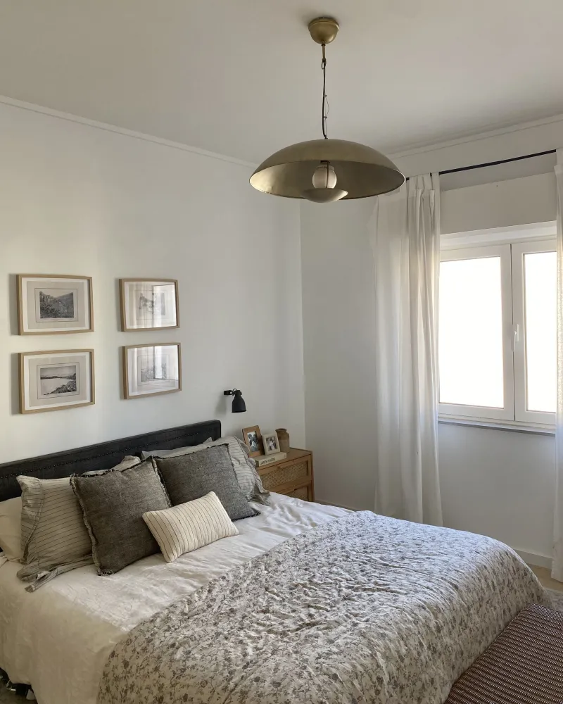 Metal Pendant Lamp Brass AGRANI