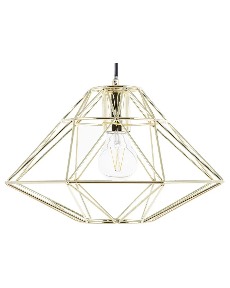 Metal Pendant Lamp Dourado GUAM para Fita LED RGB