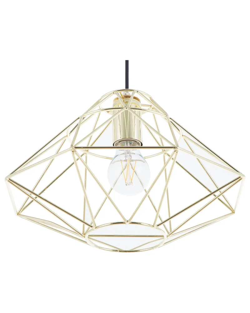 Metal Pendant Lamp Dourado GUAM para Fita LED RGB