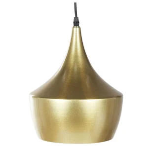 Metal Pendant Lamp Gold FRASER