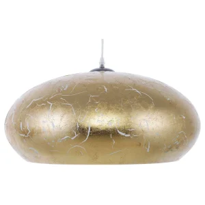 Metal Pendant Lamp Gold LIMNATIS