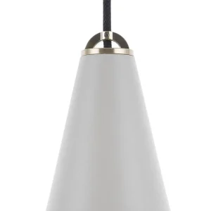 Metal Pendant Lamp Grey CARES