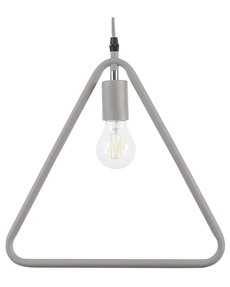 Metal Pendant Lamp Grey JURUENA