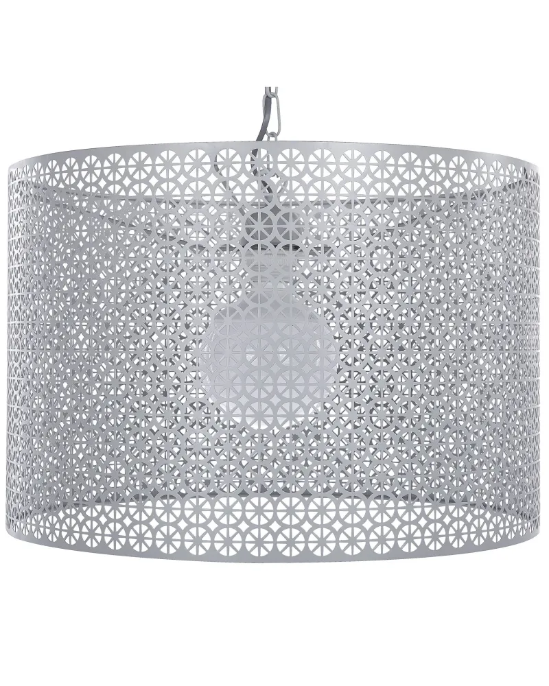 Metal Pendant Lamp Grey MEZEN