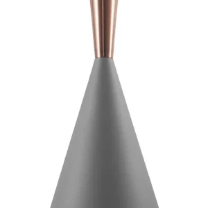 Metal Pendant Lamp Grey TAGUS