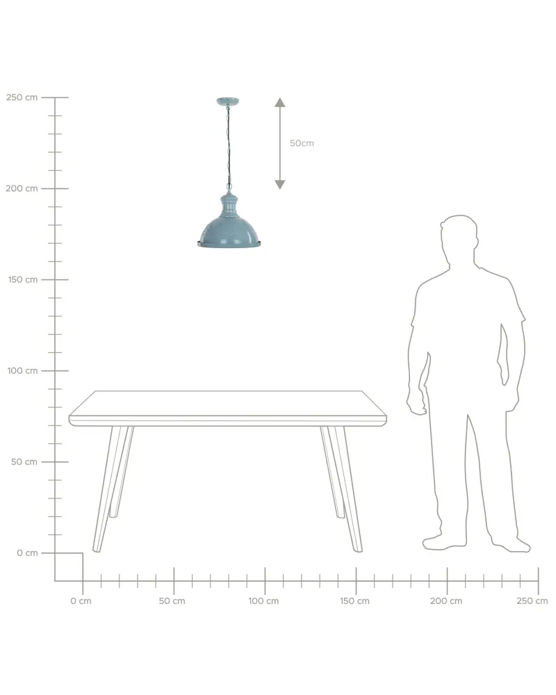Metal Pendant Lamp Marinho DIDESSA