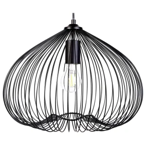 Metal Pendant Lamp Negro TORDINO