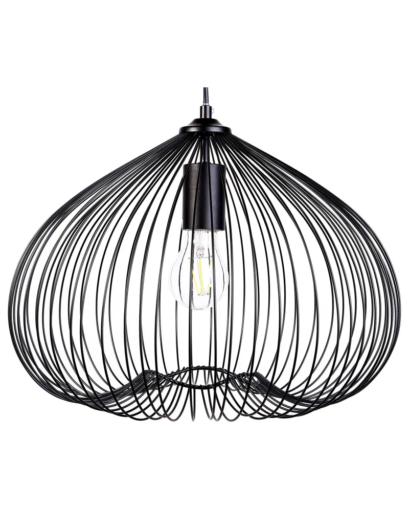 Metal Pendant Lamp Negro TORDINO