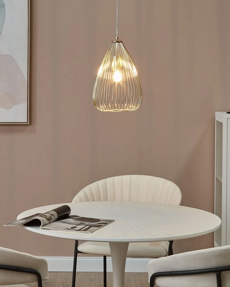 Metal Pendant Lamp Ouro CONCA