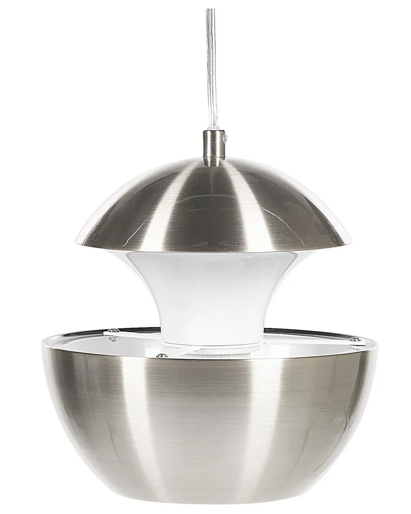 Metal Pendant Lamp Prateado BOJANA