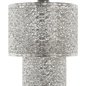 Metal Pendant Lamp Silver OSUN