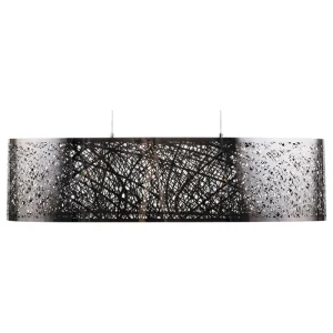Metal Pendant Lamp Silver SEVESO