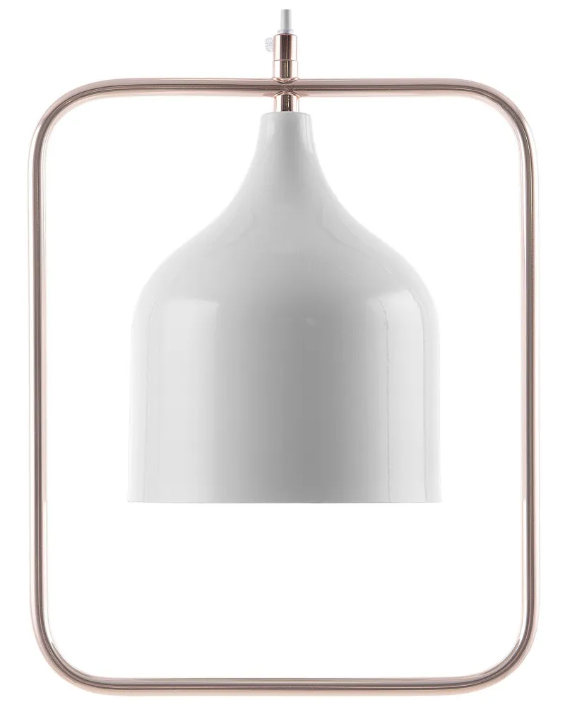 Metal Pendant Lamp White MAVONE