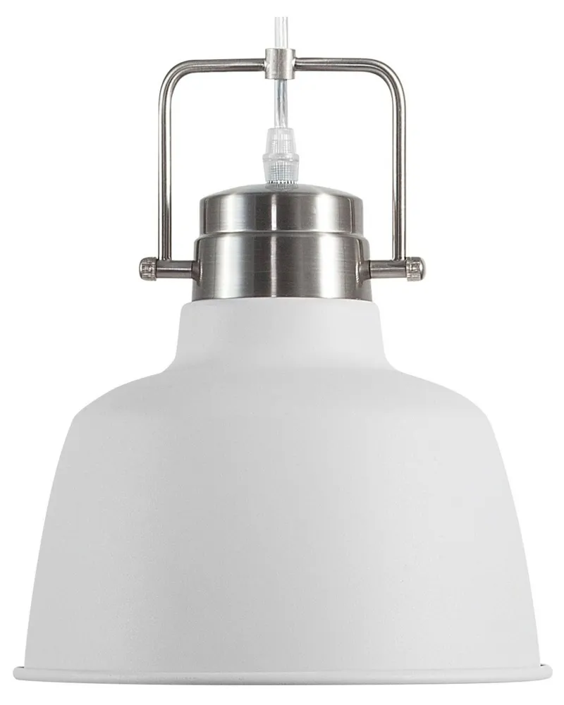 Metal Pendant Lamp White NARMADA