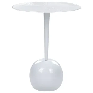 Metal Side Table Branco EUCLA