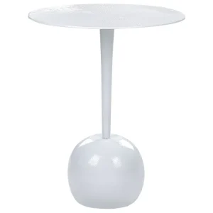Metal Side Table Branco EUCLA