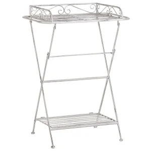 Metal Side Table White ANCUD