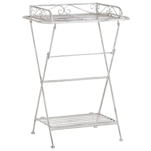 Metal Side Table White ANCUD