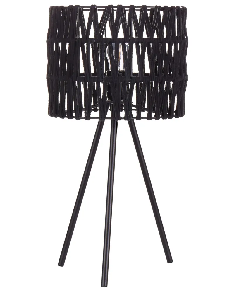 Metal Table Lamp Black CULEBRA