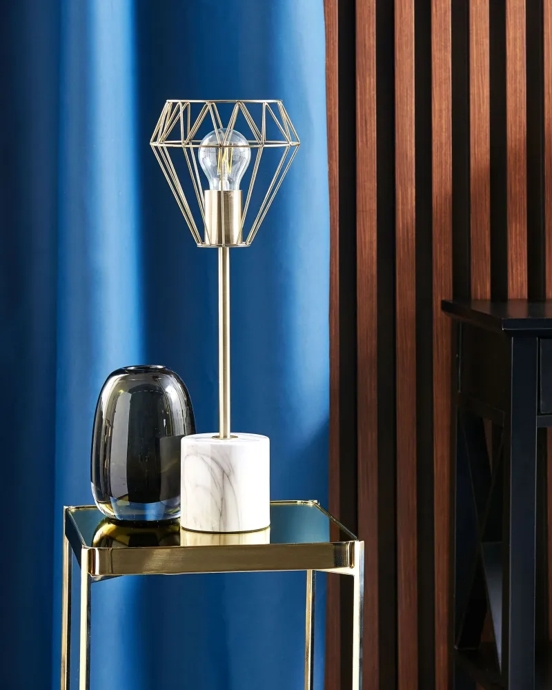 Metal Table Lamp Brass MOONI Extenso