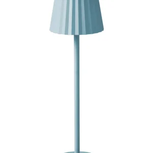 Metal Table Lamp Light Blue POMBEIRO