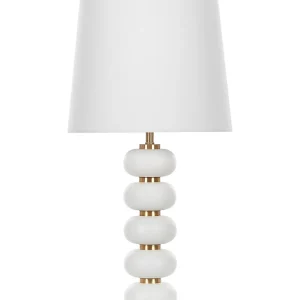 Metal Table Lamp Marfim and Gold FRIO | Entrega Rápida e Segura