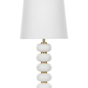 Metal Table Lamp Marfim and Gold FRIO | Entrega Rápida e Segura